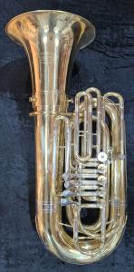 Wenzel Meinl C-tuba, 5 rotorventiler, med bl.a. recording bell