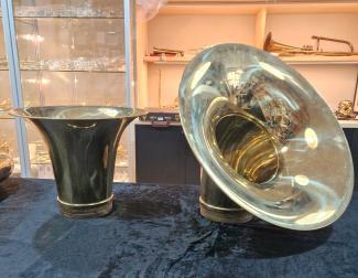 Wenzel Meinl C-tuba, 5 rotorventiler, med bl.a. recording bell