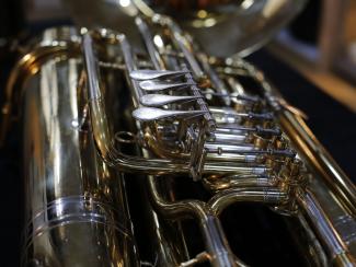 Wenzel Meinl C-tuba, 5 rotorventiler, med bl.a. recording bell
